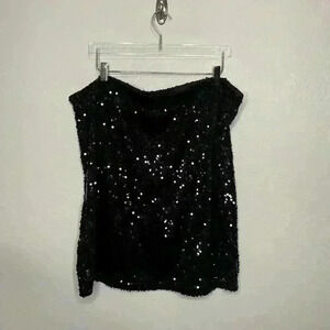 Avenue Modern Metallics Sequin Skirt 26/28